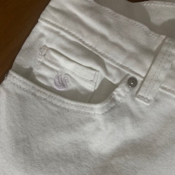 Gloria Vanderbilt Amanda Stretch Fit Jeans - White - Size 14 - Picture 3 of 6